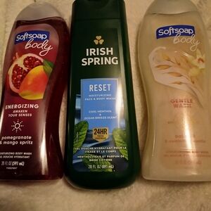 Body Wash Trio - Energizing, Reset, Gentle Wash New, Clean, Unopened.